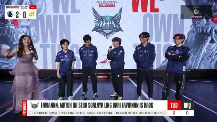 Hasil MPL ID S15 Team Liquid ID vs RRQ Hoshi