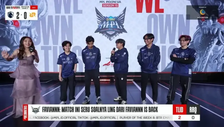 Hasil MPL ID Season 15 Team Liquid ID vs RRQ Hoshi