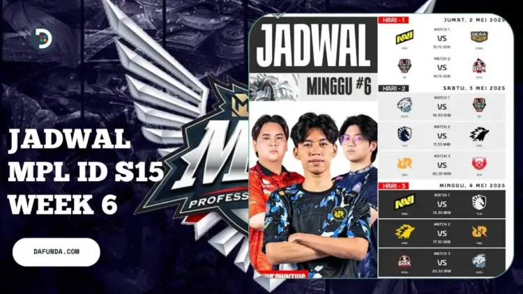 Jadwal MPL ID Season 15 Week 6