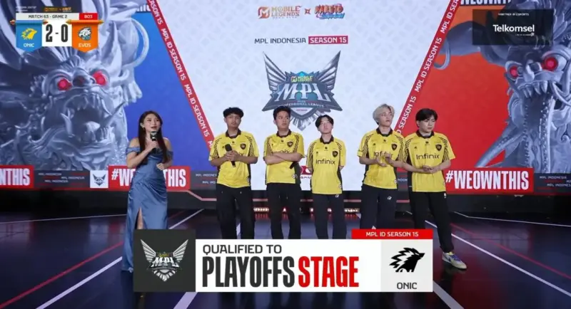 ONIC Qualifield to Playoffs MPL ID S15
