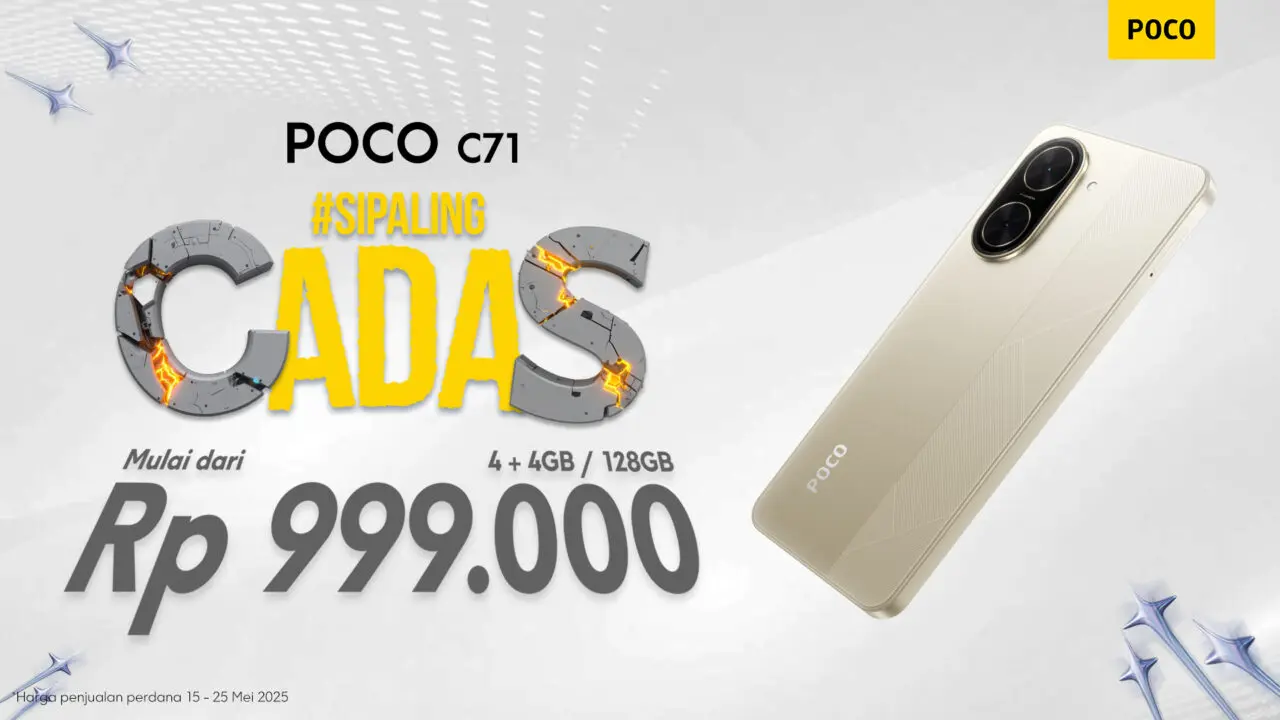 POCO C71 Hadir! #SiPalingCadas di Kelasnya dengan Harga Ekstrem 1 Poco C71 #sipalingcadas