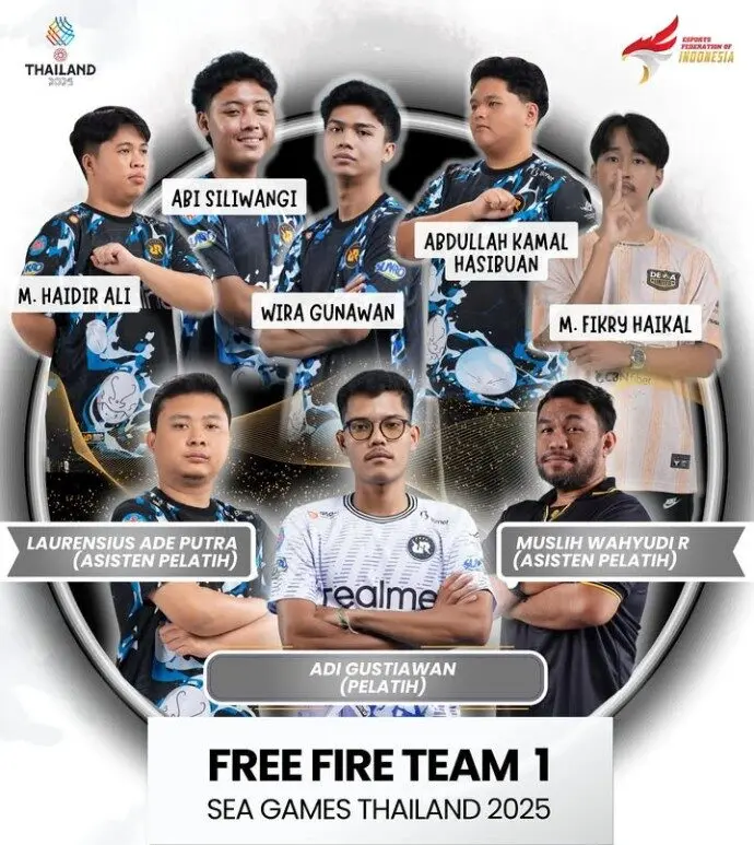 Timnas 1 Free Fire Sea Games 2025