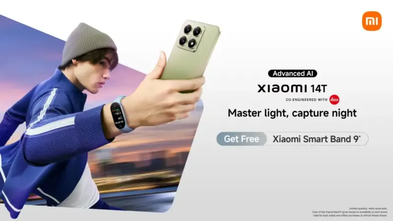 Xiaomi 14t Bonus Smart Band 9