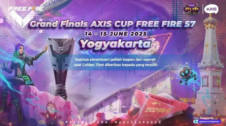 AXIS CUP Free Fire S7: Rebut Rp100 Juta & Tiket Emas Menuju FFNS 2025 Fall!