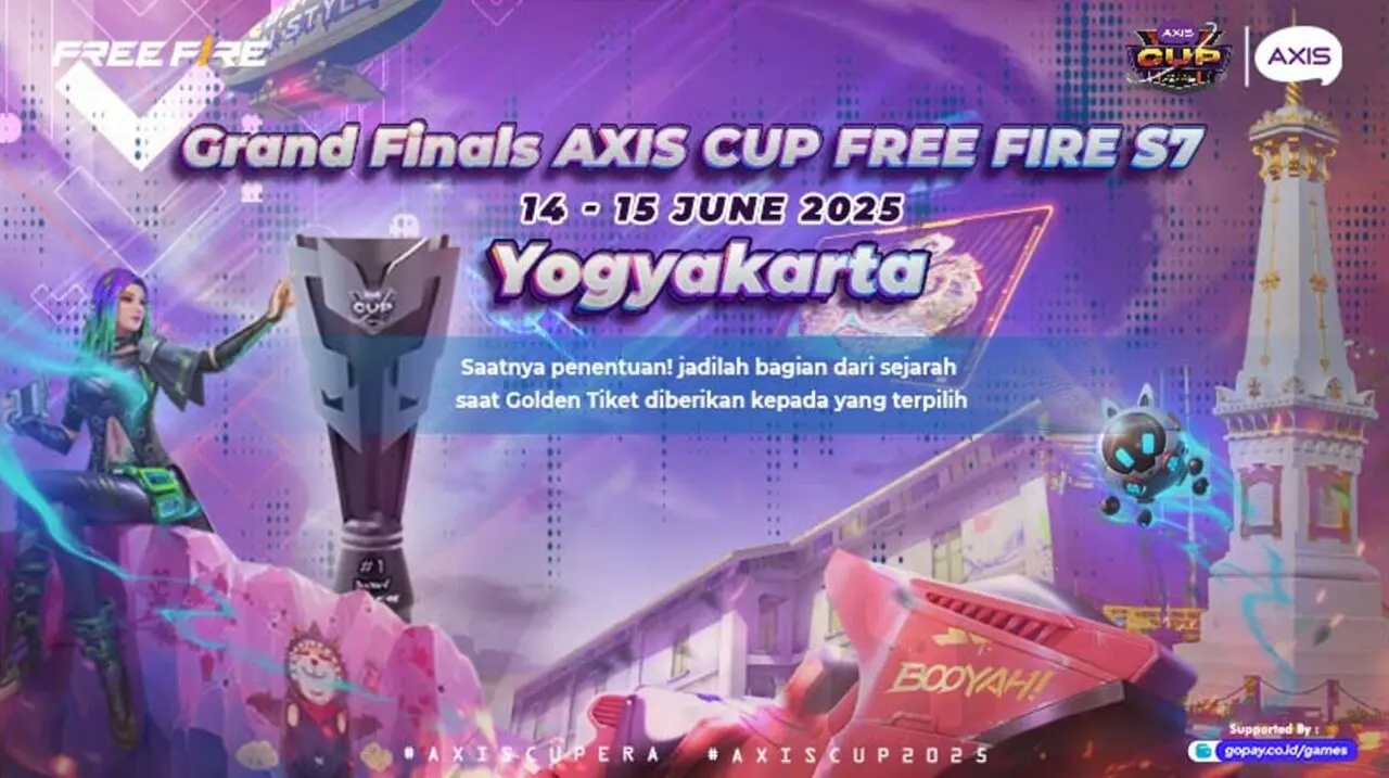 AXIS CUP Free Fire S7: Rebut Rp100 Juta & Tiket Emas Menuju FFNS 2025 Fall!