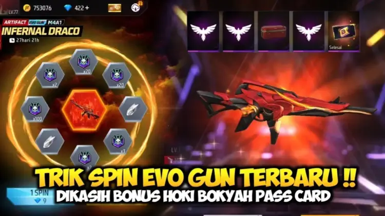 Cara Mendapatkan Evo Gun M4a1 Draco Ff