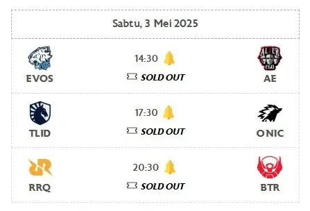 Jadwal MPL ID Season 15 Week 6