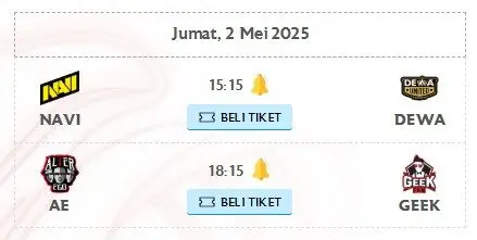Jadwal MPL ID Season 15 Week 6