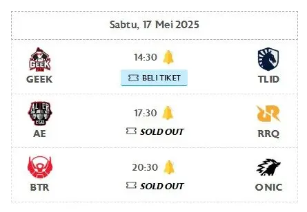 Jadwal MPL ID Season 15 Week 8