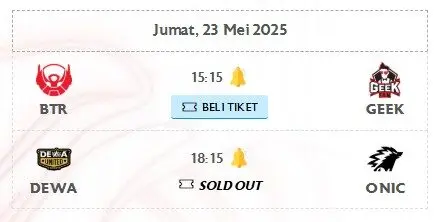 Jadwal Mpl Id S15 Week 9