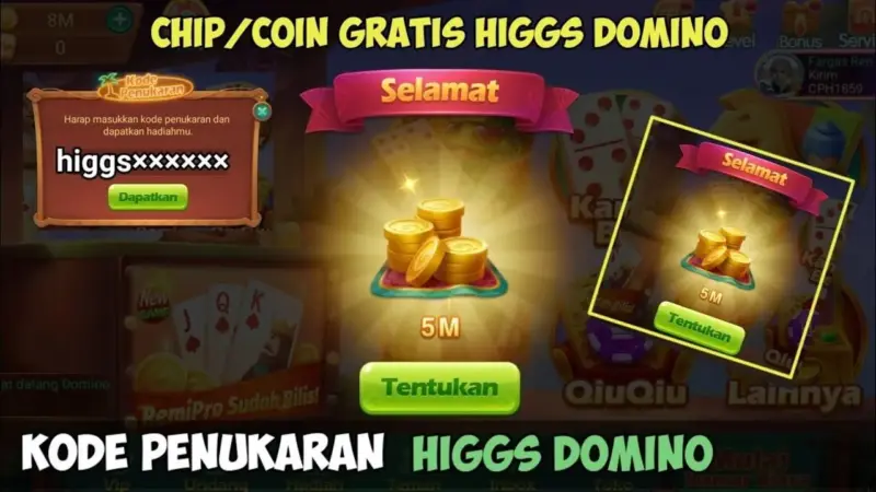 Kode Penukaran Higgs Domino Mei 2025 3