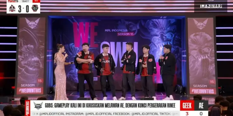 Hasil Playoffs MPL ID S15 Geek Fam vs Alter Ego