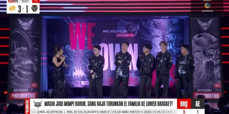 Hasil Playoffs MPL ID S15 RRQ Hoshi vs Alter Ego