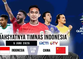 Link Live Streaming Timnas Indonesia Vs China