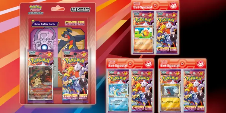 Set Kolektor Dan Set Spesial Pokemon Game Kartu Koleksi Kehadiran Juara