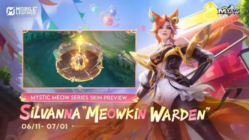 Skin Gratis Mystic Meow Silvanna "Meowkin Warden"