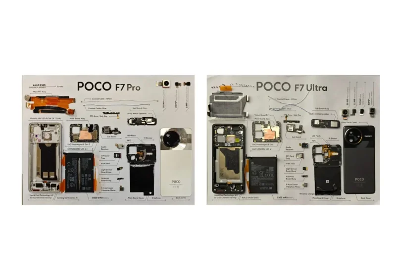 Teardown Poco F7 Series