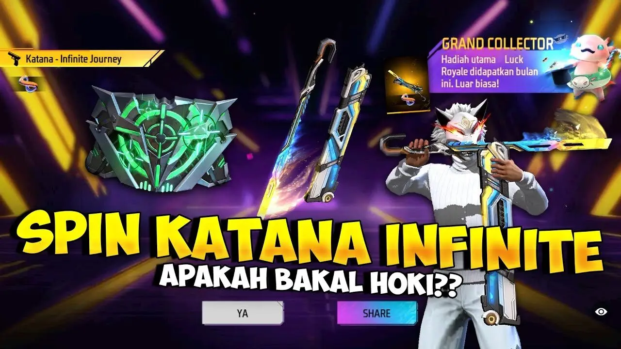 Cara Mendapatkan Skin Katana Infinite Journey FF, Gaskan! 1 Cara Mendapatkan Skin Katana Infinite Journey FF, Gaskan!