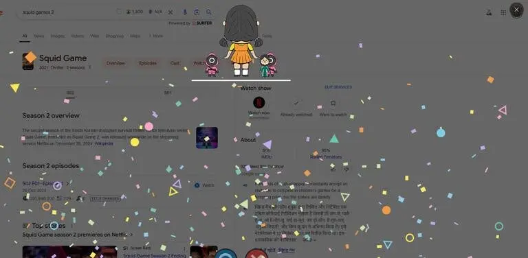 Cara Bermain Google Doodle 'Squid Game'