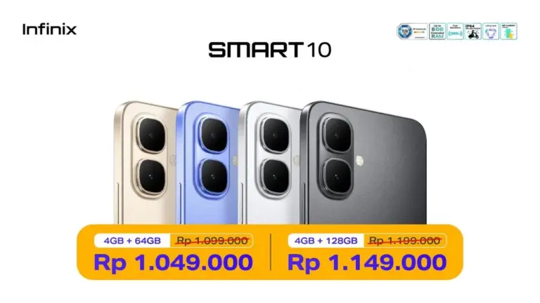 Spesifikasi & Harga Infinix Smart 10 HD