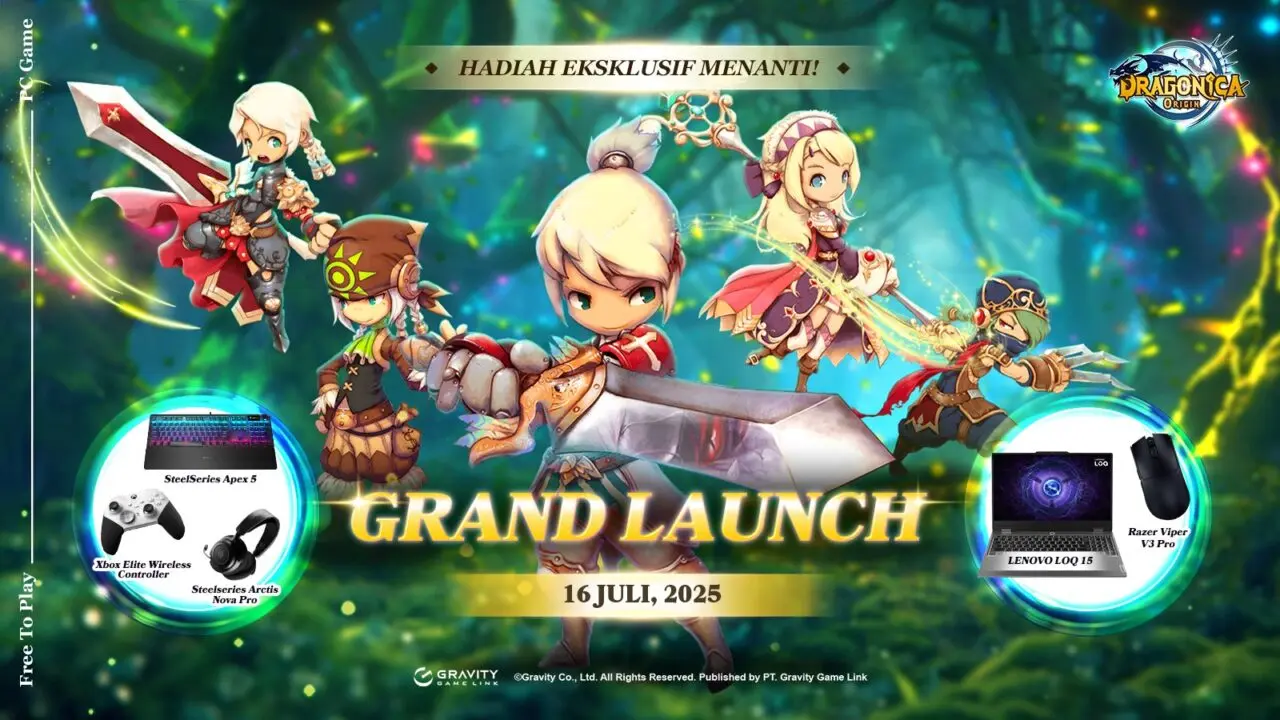 Gravity Game Link Umumkan Grand Launch Dragonica Origin di Asia Tenggara !