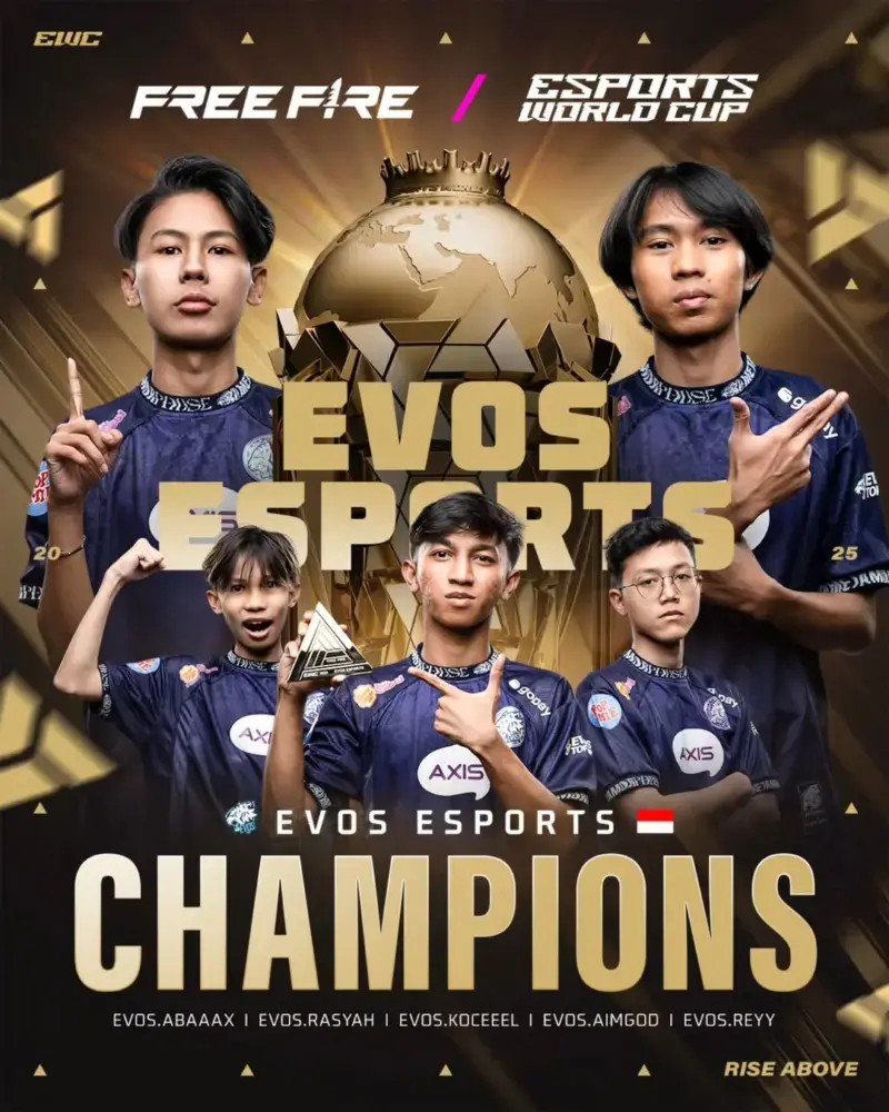 Evos Divine Juara Free Fire Ewc 2025
