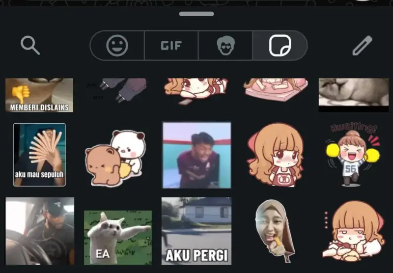 Cara bikin stiker WA WhatsApp bergerak