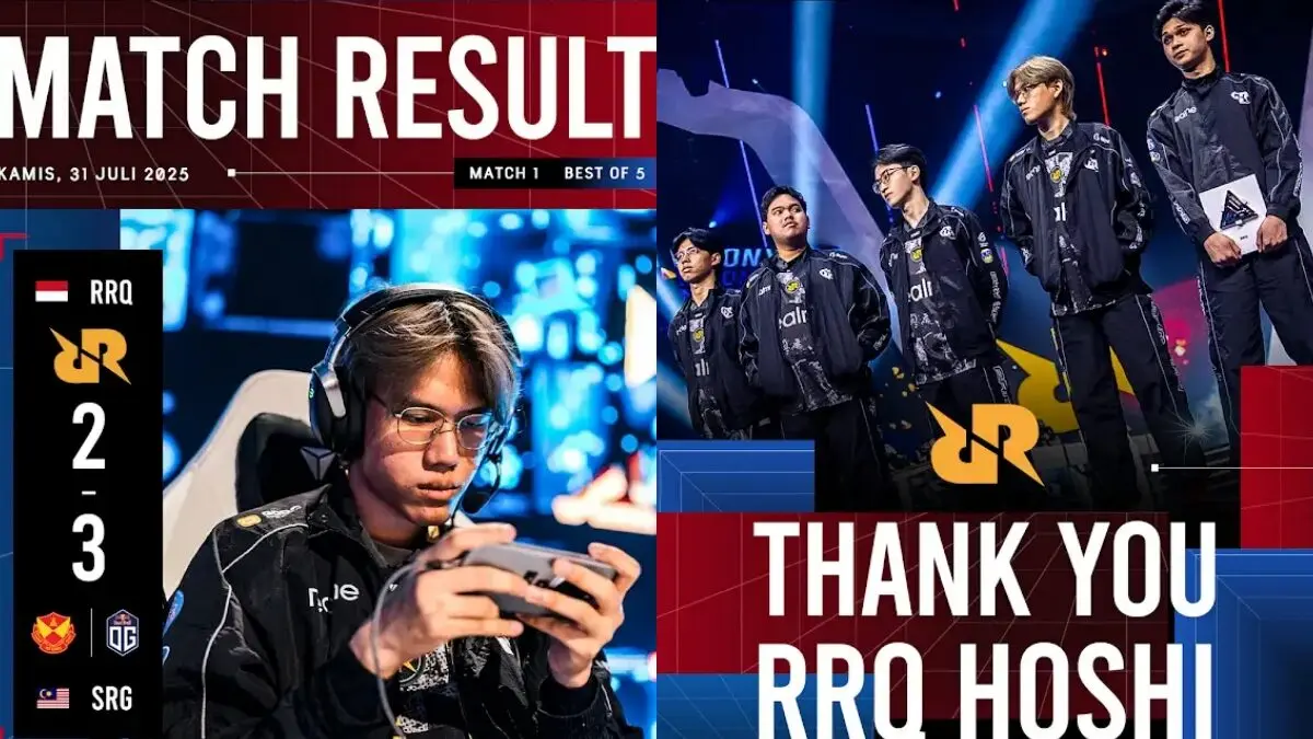 Hasil Knockout Stage MSC 2025 RRQ vs SRG - Dafunda.com