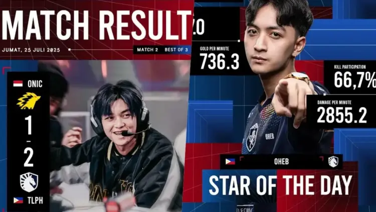 Hasil ONIC ID vs Team Liquid PH MSC 2025