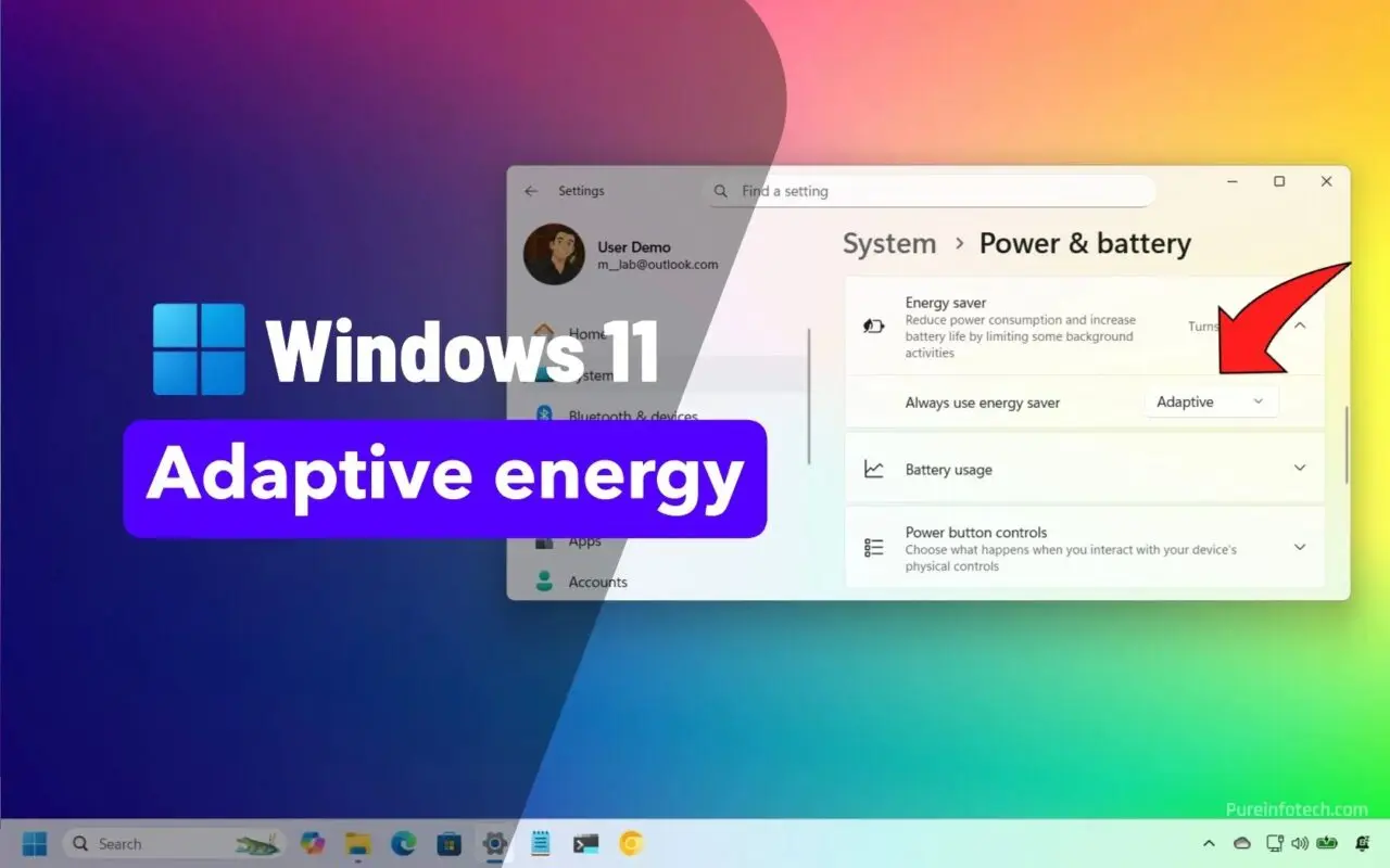 Adaptive Energy Saver Hadir di Windows 11, Begini Cara Pakainya