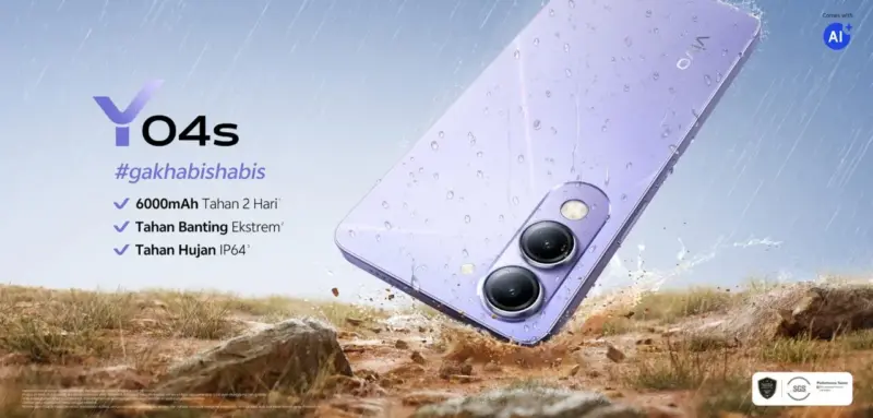 Spesifikasi vivo Y04s