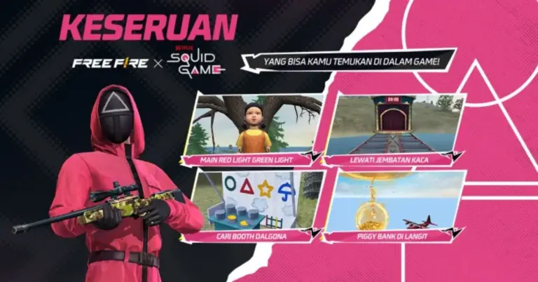New! Garena Announces Free Fire Collaboration with Squid Game