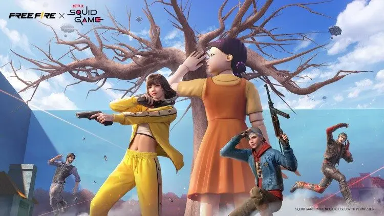 Baru! Garena Umumkan Kolaborasi Free Fire dengan Squid Game