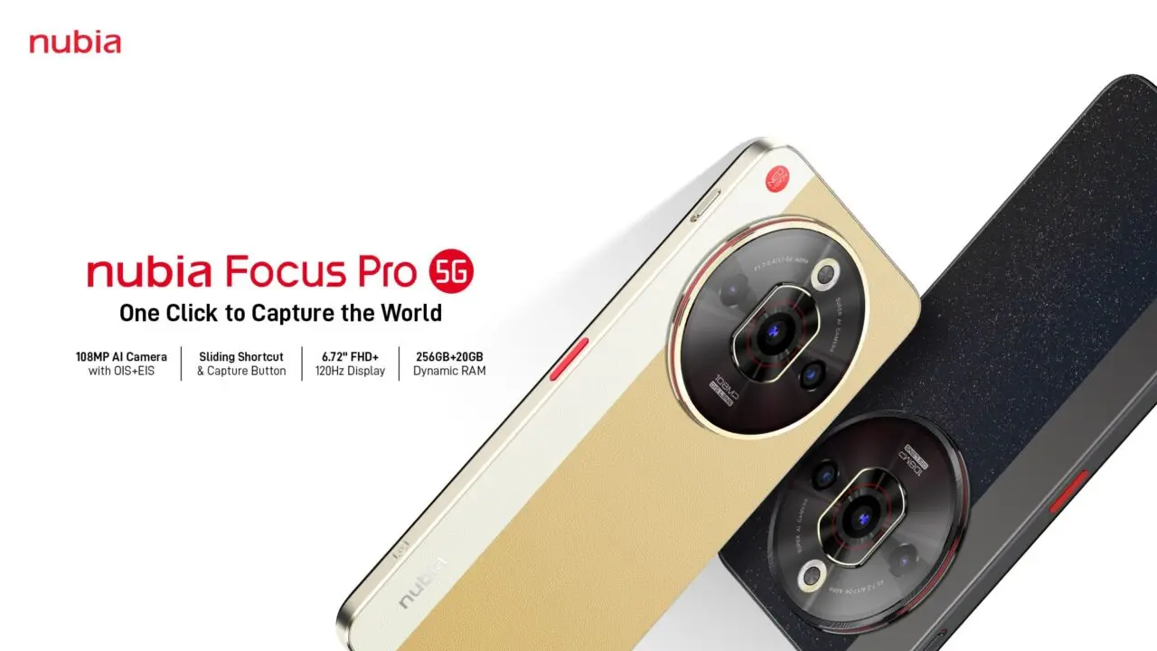 Spesifikasi & Harga nubia Focus Pro 5G