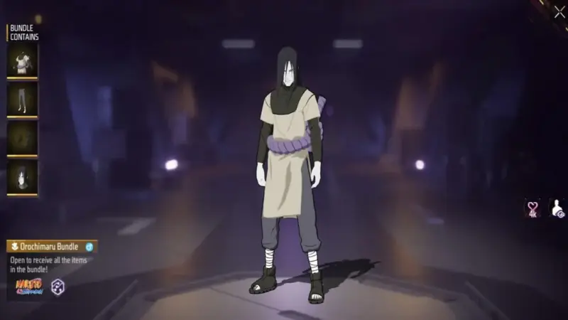 Bundle Orochimaru Free Fire