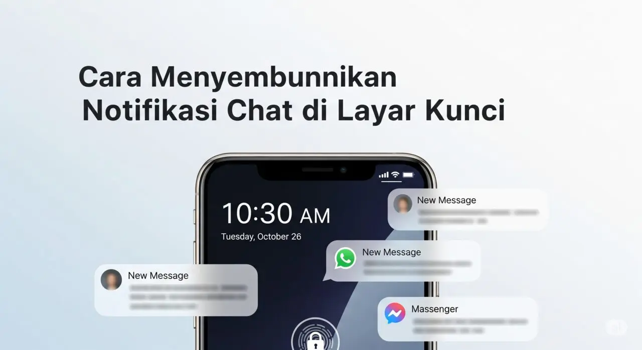 Cara Menyembunyikan Notifikasi Chat di Layar Kunci 4 Cara Menyembunyikan Notifikasi Chat di Layar Kunci