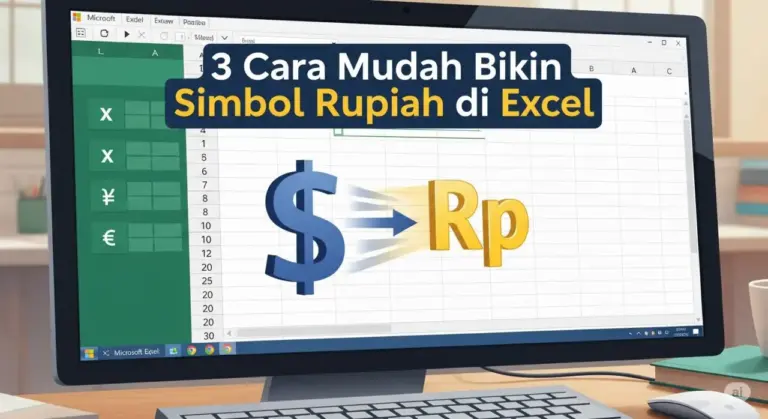 3 Cara Mudah Bikin Simbol Rupiah Otomatis di Excel 5 3 Cara Mudah Bikin Simbol Rupiah Otomatis di Excel