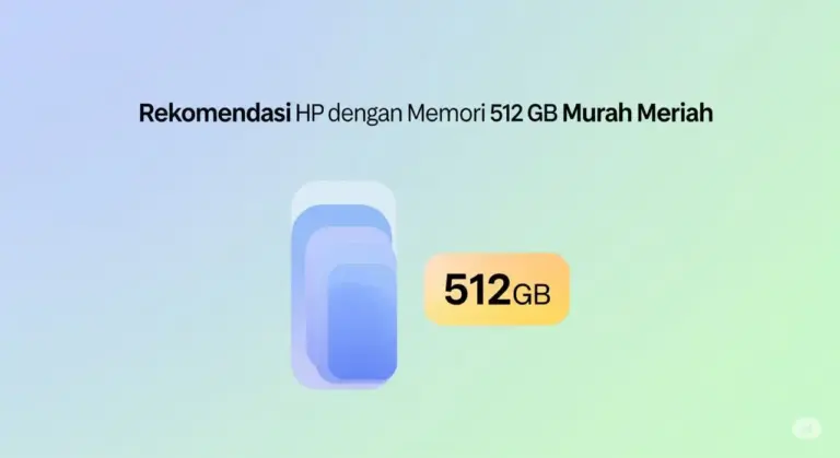 10 Rekomendasi HP Memori 512 GB yang Murah Banget