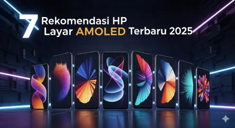7 Rekomendasi HP Layar AMOLED Terbaru 2025