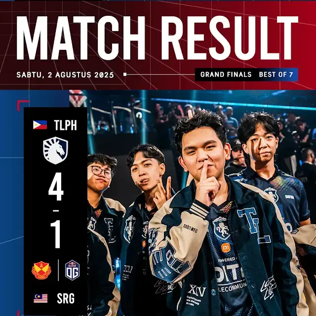Hasil Grand Final Msc 2025 Tlph Vs Srg