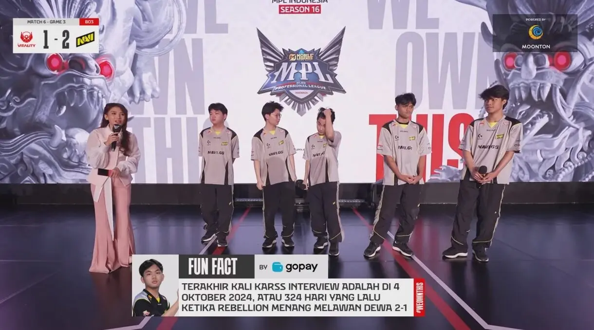 Hasil MPL ID Season 16 Bigetron by Vitality vs NAVI