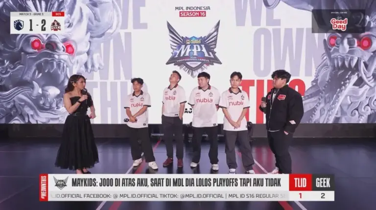 Hasil MPL ID Season 16 Team Liquid vs Geek Fam 4 Hasil MPL ID Season 16 Team Liquid vs Geek Fam