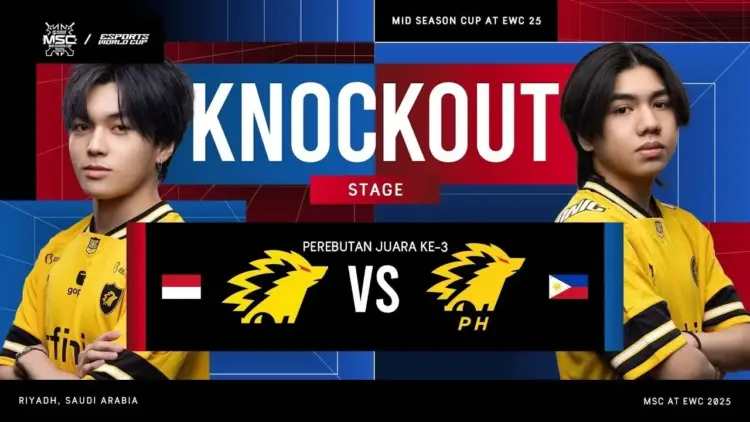 Hasil MSC 2025 ONIC ID vs ONIC PH