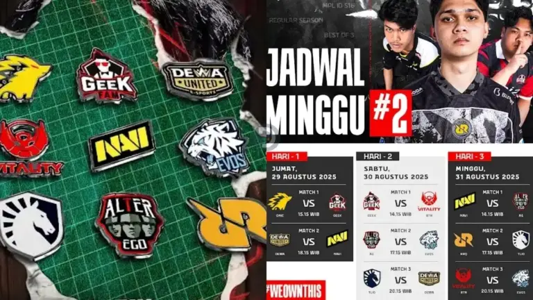Jadwal MPL ID Season 16 Week 2, Sajikan Laga Seru