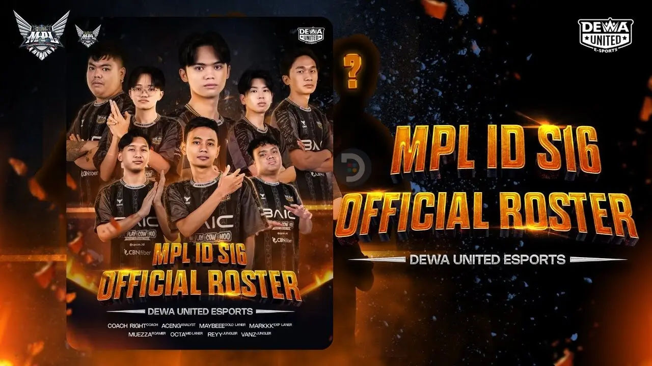Official Roster DEWA United Esports MPL ID Season 16