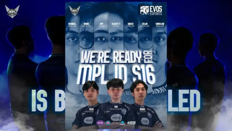 Roster EVOS Esports MPL ID Season 16