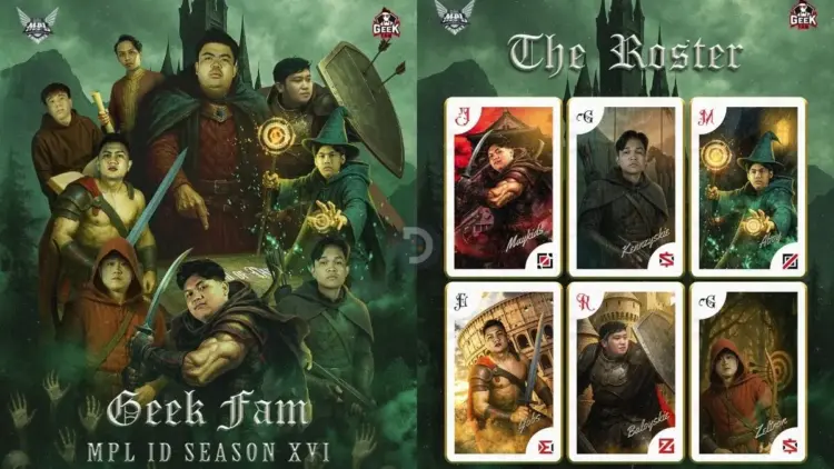 Roster Geek Fam ID MPL ID Season 16