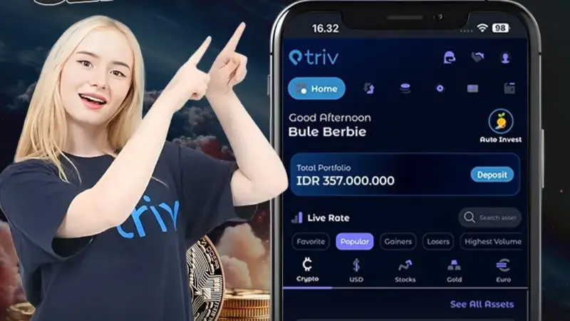 Rekomendasi Aplikasi Kripto Terbaik untuk trading, triv