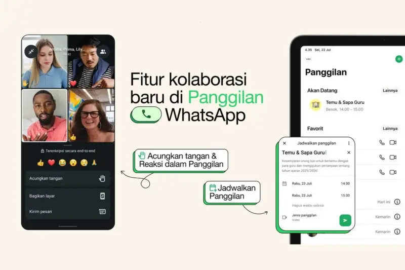 WhatsApp Umumkan Fitur Baru hari ini, Bisa Jadwalkan Panggilan