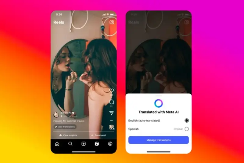 Fitur Baru Instagram Reels, Bisa Dubbing Otomatis ke Bahasa Lain